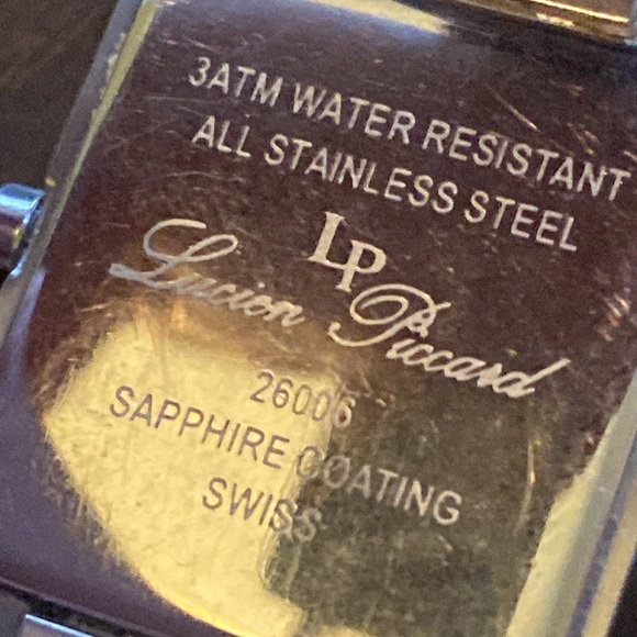 Lucien Piccard stainless steel watch with diamond detail - Picture 3 of 6